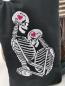 Preview: Ofenhandschuh Skeleton Paar