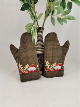 Ofenhandschuh Weihnachtsmann