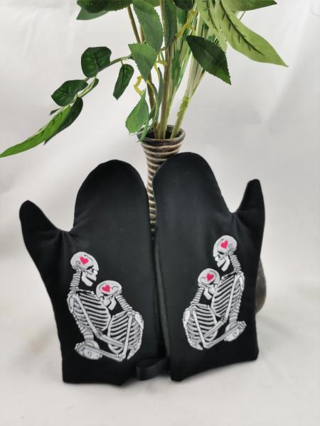 Ofenhandschuh Skeleton Paar