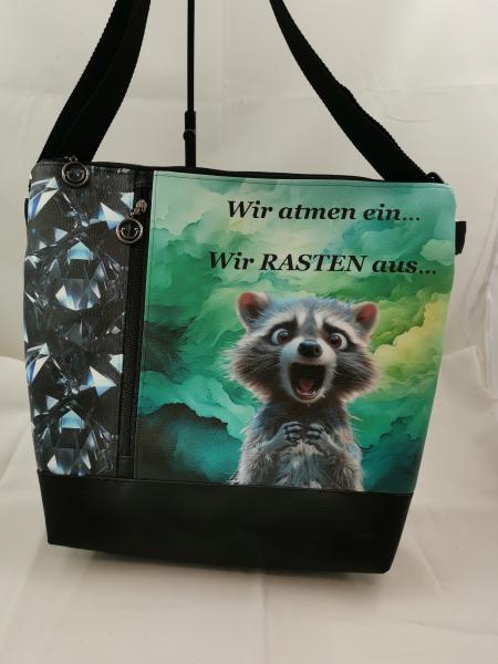 Waschbär Ausrasten